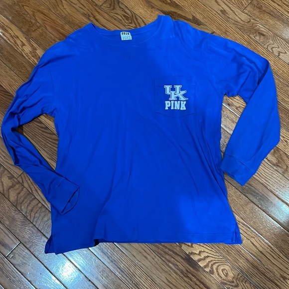 PINK Victoria's Secret Tops - Victoria’s Secret Pink Kentucky Long Sleeve Tee